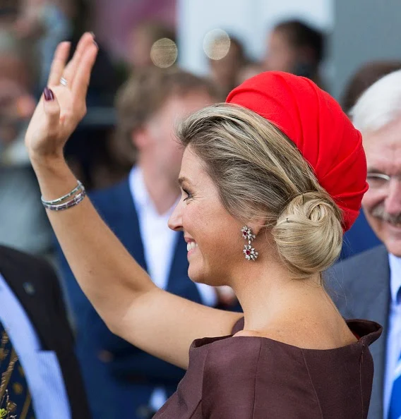 Queen Maxima of The Netherlands attends the opening of the new Markthal on 01.10.2014 in Rotterdam, Netherlands