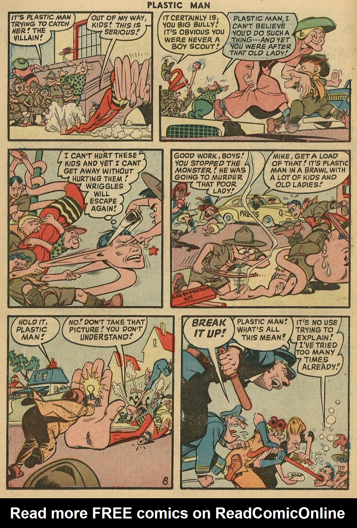 Read online Plastic Man (1943) comic -  Issue #16 - 23