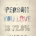 the person you love is 72.8% water 