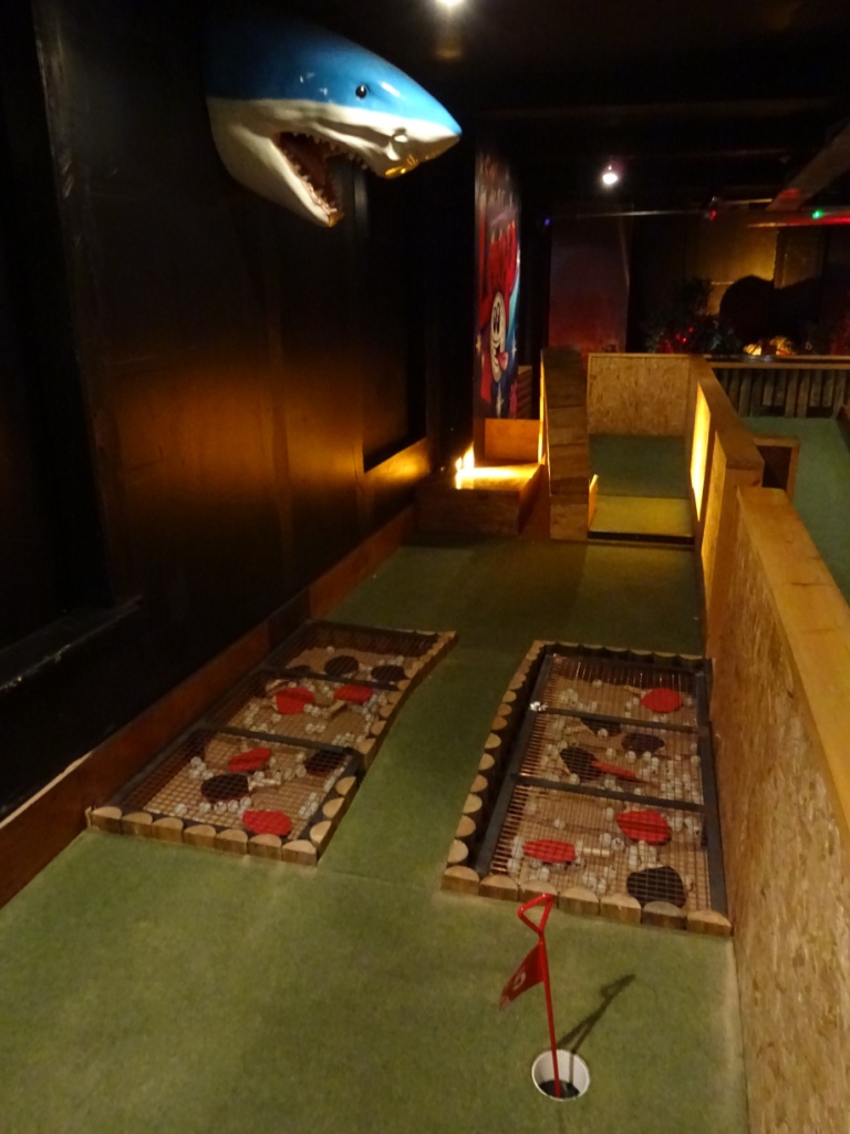 The Ham and Egger Files Mini Golf at Roxy Ball Room in Leeds