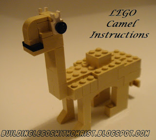 LEGO dromedary camel, Homeschooling with LEGO bricks, Saudi Arabia, LEGO instructional video