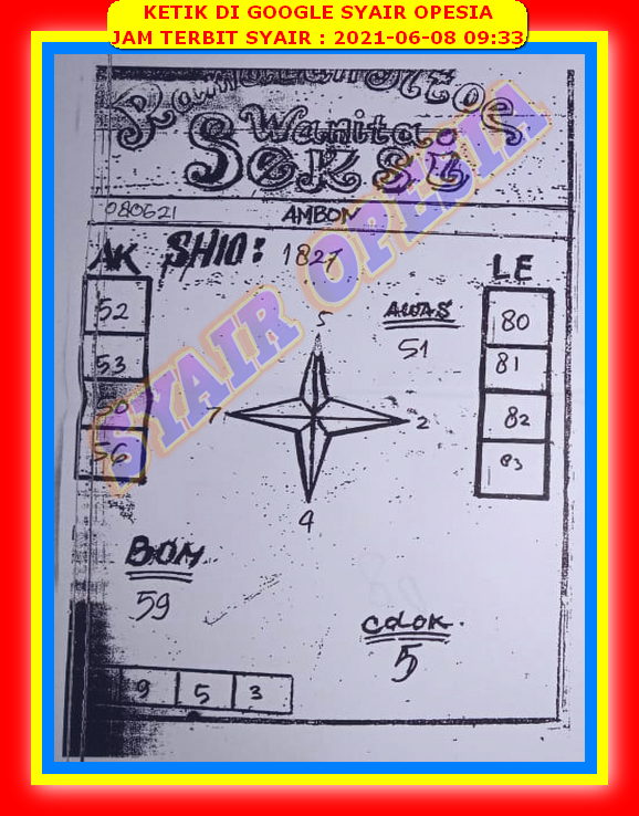 Syair Sdy Hari Ini Selasa 8 Juni 2021 Opesia Official Syair Sdy Hari Ini Selasa 8 Juni 2021 Opesia Official