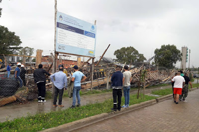 Un nuevo derrumbe que se suma a la gestión de Macri, Larreta y Cambiemos: se desplomó una escuela en la Ciudad Autónoma de Buenos Aires causando seis heridos