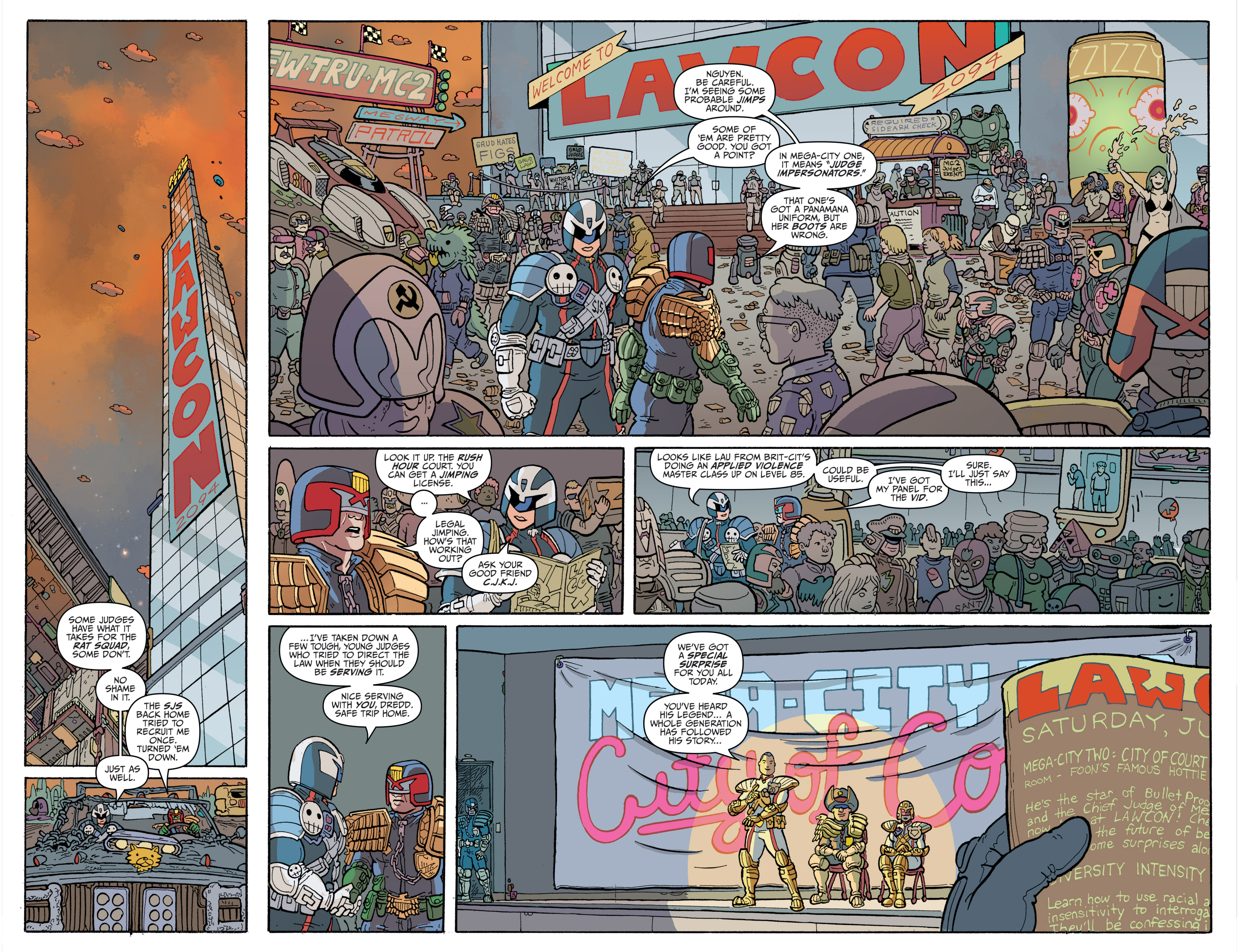 Read online Judge Dredd: Mega-City Two comic -  Issue #5 - 6