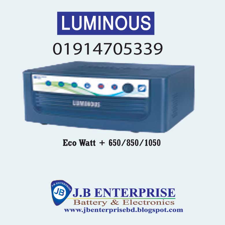 Luminous Eco Watt 850 Price in Bangladesh J.B ENTERPRISE জে.বি