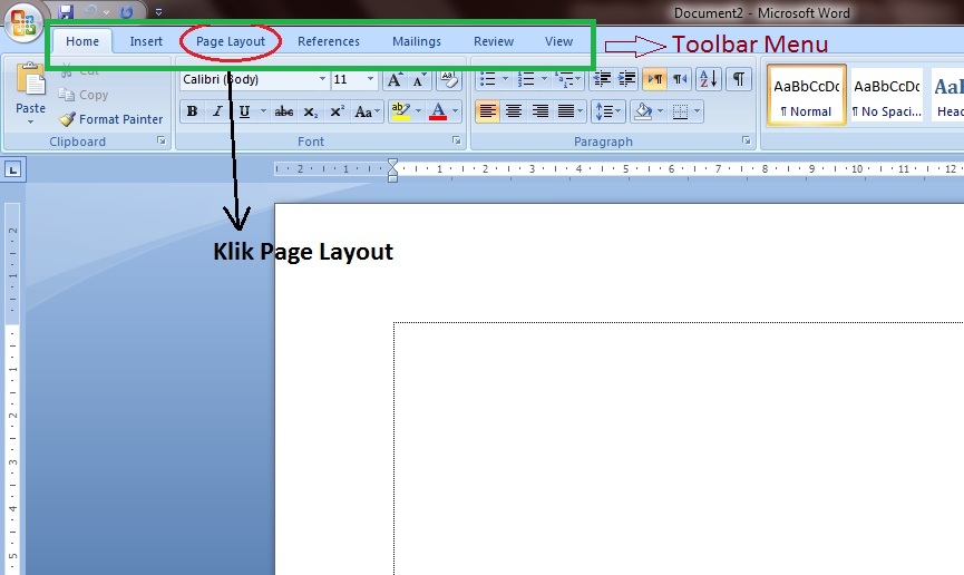 Information Technology Cara Mengatur Ukuran Kertas Pada Microsoft Word 2007