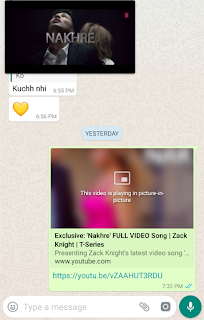 PIP Trick of whatsapp latest