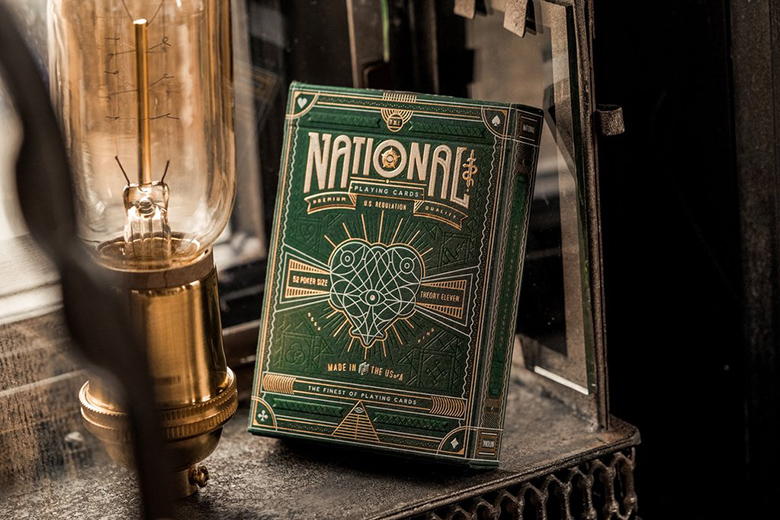 News National Playing Cards Green Edition By Theory11