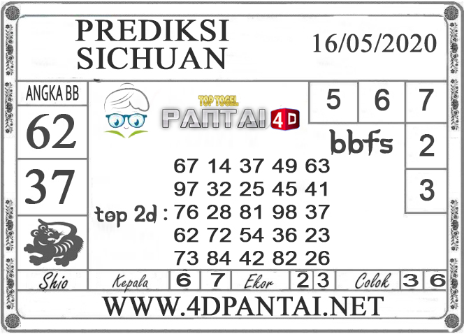 PREDIKSI TOGEL SICHUAN PANTAI4D 16 MEI 2020 PREDIKSI TOGEL SICHUAN PANTAI4D 16 MEI 2020