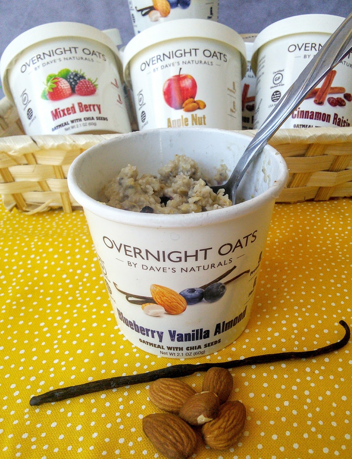 Overnight Oats will be available at Amazon under the brand Dave’s