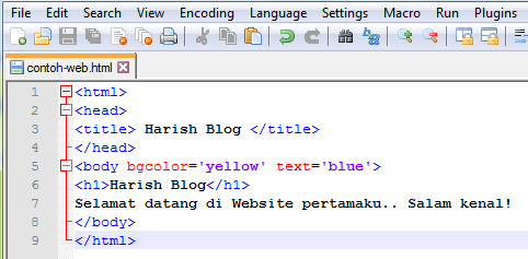 Cara Membuat Website Berbasis Html Dengan Notepad | cara membuat website berbasis html dengan notepad Cara Membuat Website Berbasis Html Dengan Notepad | cara membuat website berbasis html dengan notepad