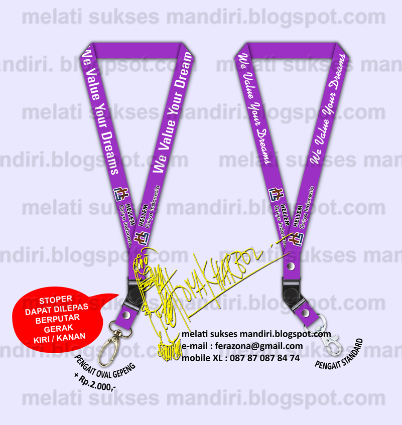 bpd kedung waringin bojonggede tangerang tali lanyard 