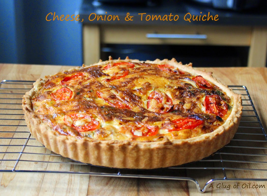 Cheese and Tomato Quiche