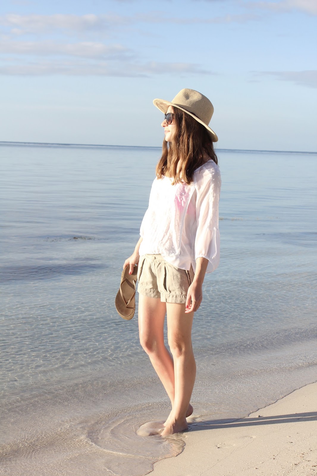 The Caribbean Sea walking the beach in Jamaica