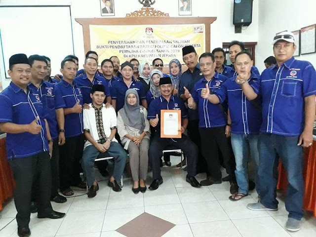 Partai NasDem Jepara Terlengkap Pertama Daftar ke KPUD 1 IMG 20171014 WA0016