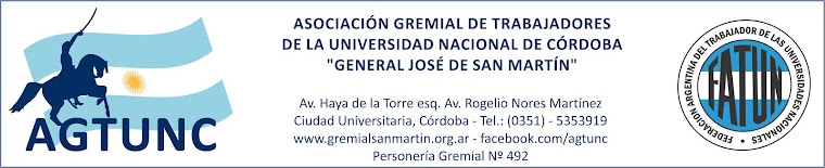 Gremial San Martín - Nodocentes UNC y OSU DASPU 