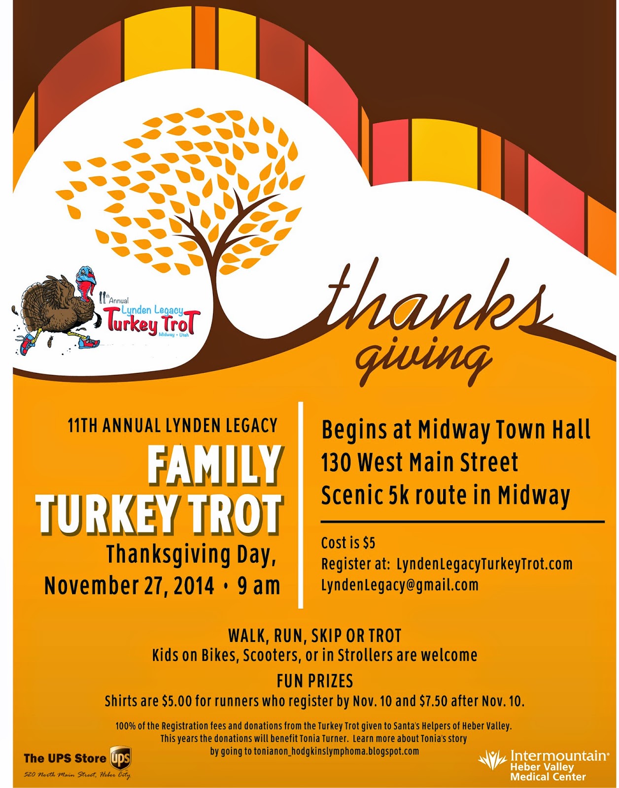 Tonia Turner's NonHodgkin's Lymphoma Fight Family Turkey Trot