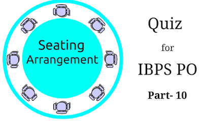 Seating Arrangement Quiz For IBPS PO Part- 10