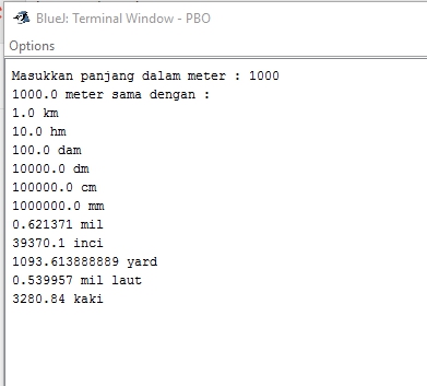 Ini Blog Program Java Konversi Satuan Panjang