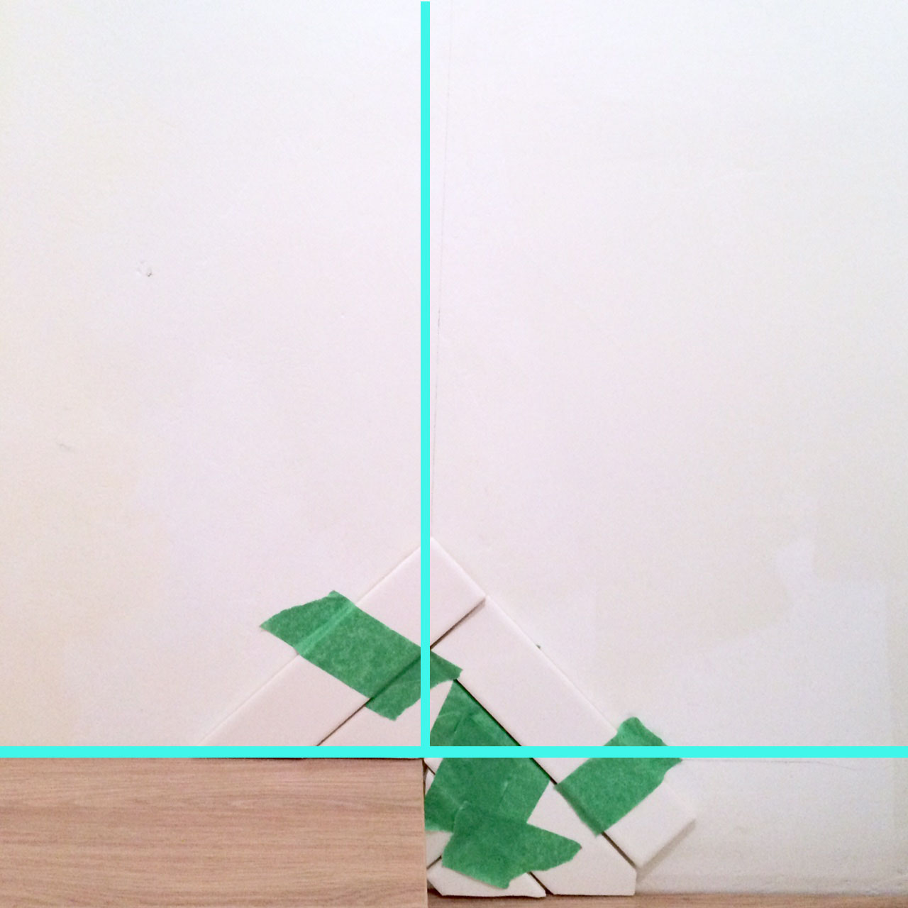 How to install a herringbone backsplash Harlow & Thistle