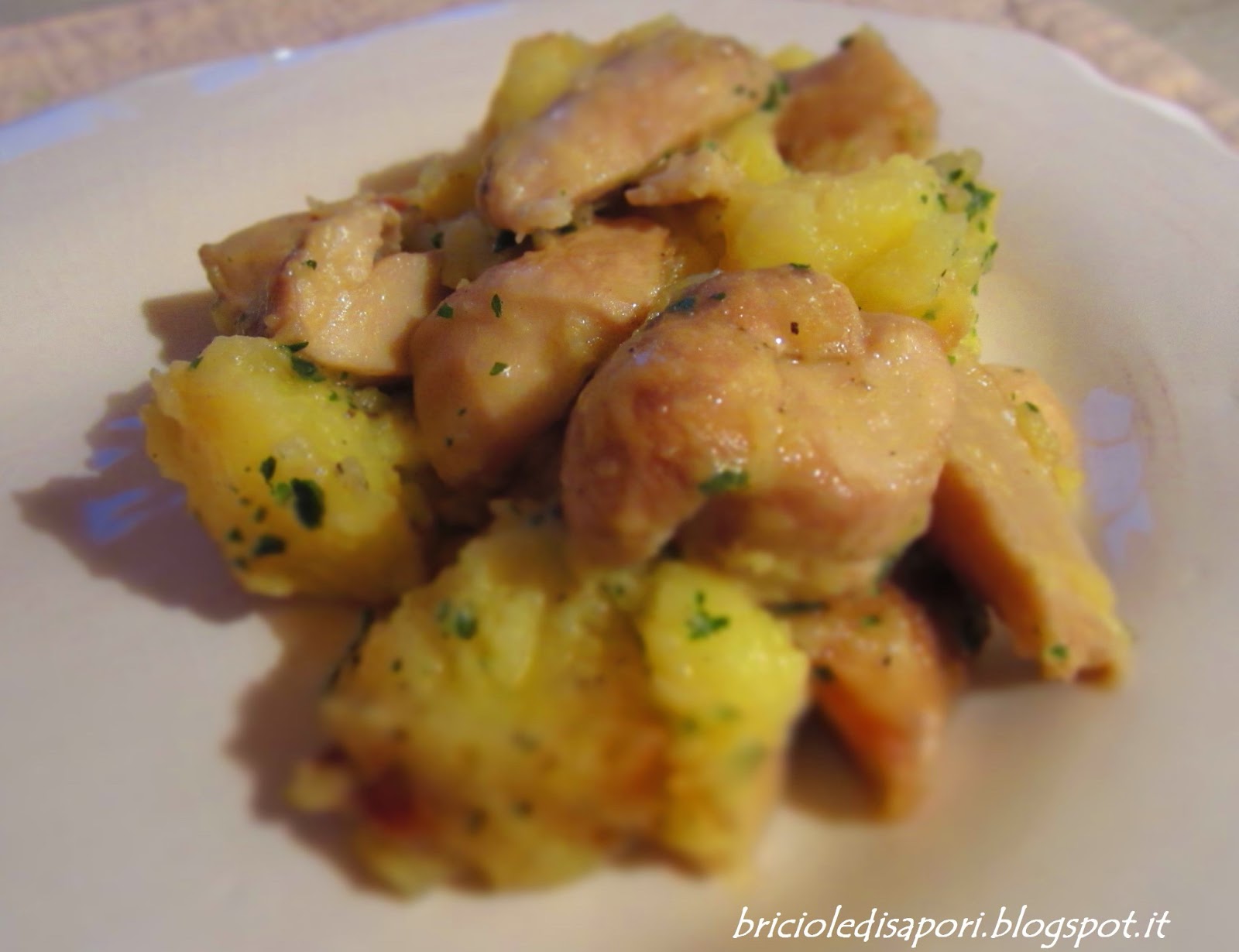 Padellata di funghi porcini e patate BRICIOLE DI SAPORI