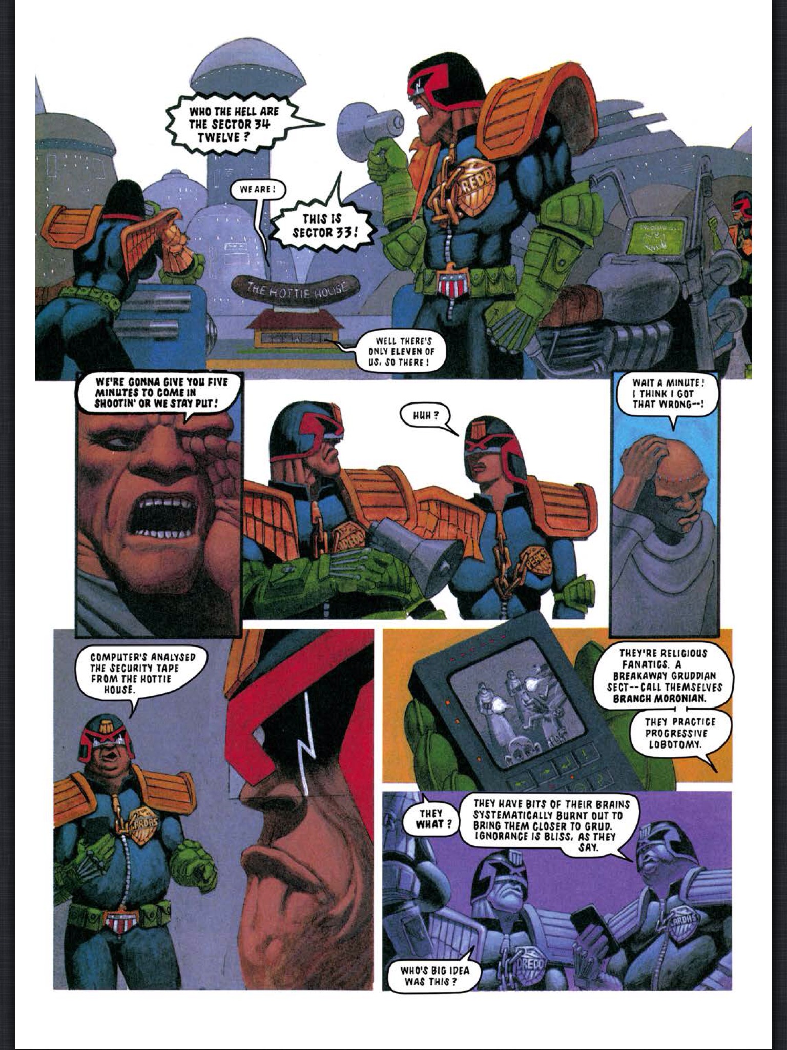 Read online Judge Dredd: The Complete Case Files comic -  Issue # TPB 19 - 202