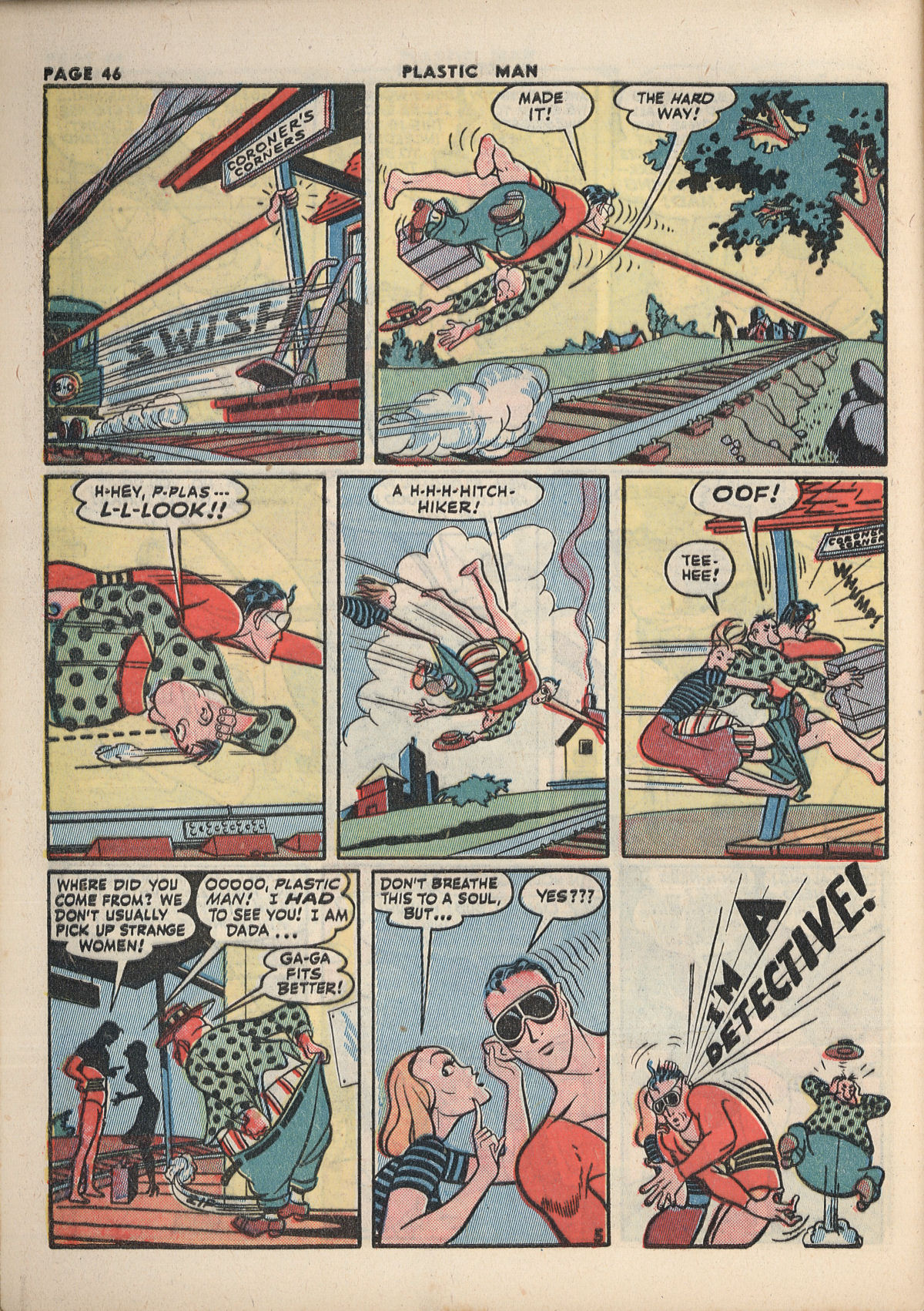 Read online Plastic Man (1943) comic -  Issue #2 - 48