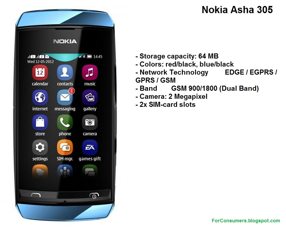 Nokia Asha 305 review - Test and Review