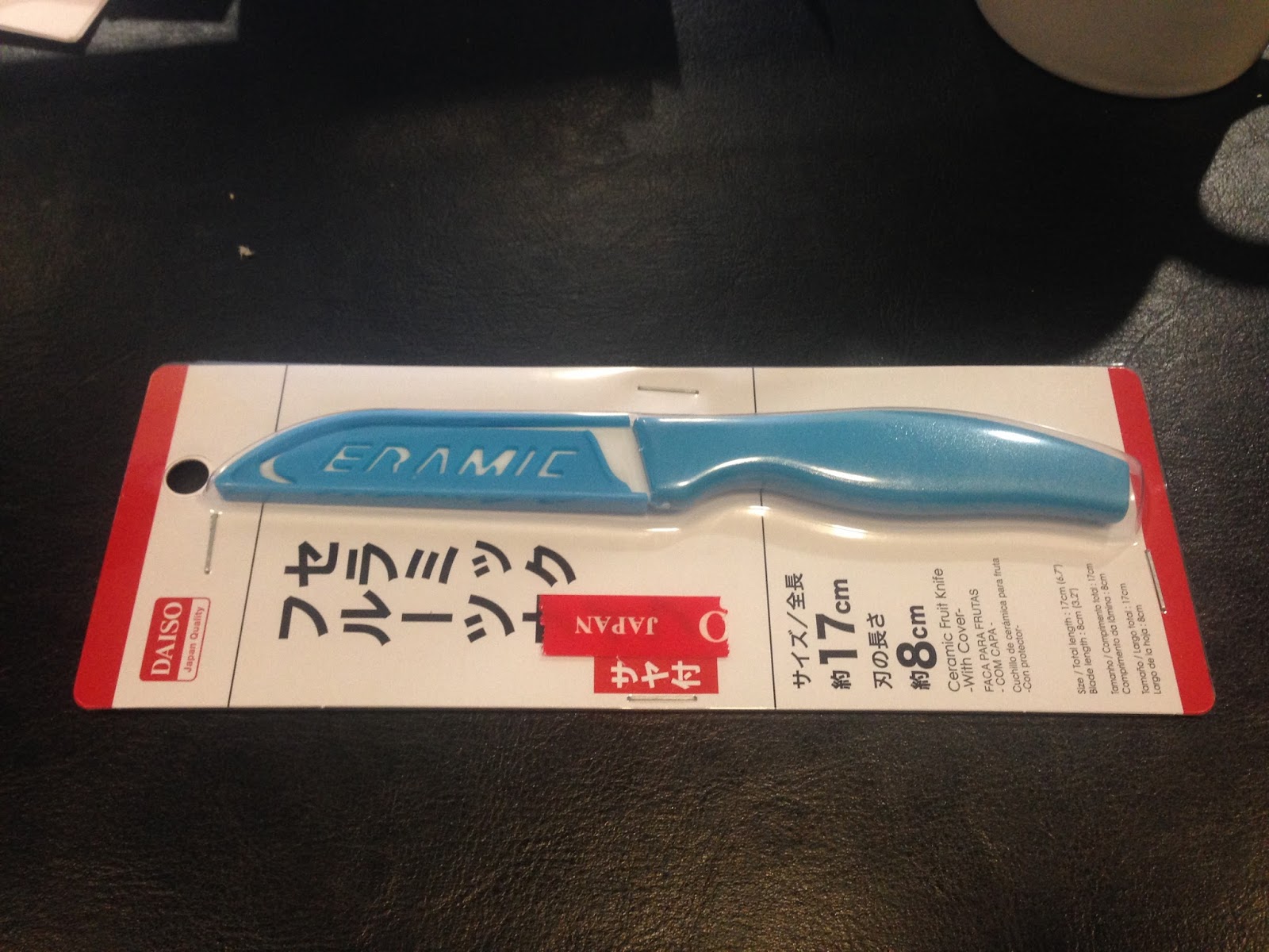 My Knife Collecting Hobby Daiso Ceramic Fruit Knife Cheap and Sharp