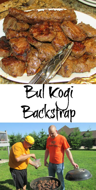 Bul Kogi is our absolute favorite marinade. It works great on thin sliced beef but we really enjoy it on venison backstrap. It will be an instant favorite! This Korean BBQ style venison backstrap is our absolute favorite way to enjoy venison. You can also use the marinade on steaks or thinly sliced beef for a more traditional take.