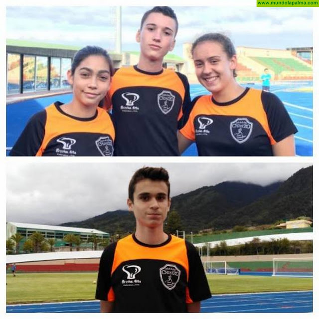 Cuatro atletas del C. A. Chirizo al Campeonato de Canarias de Atletismo Sub16 Escolar