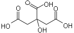 Citric Acid Structure.