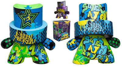 Super Fattie 6” FatCap by Queen Andrea - Standard Edition Green & Blue Colorway, Chase Purple & Grey Colorway and Packaging