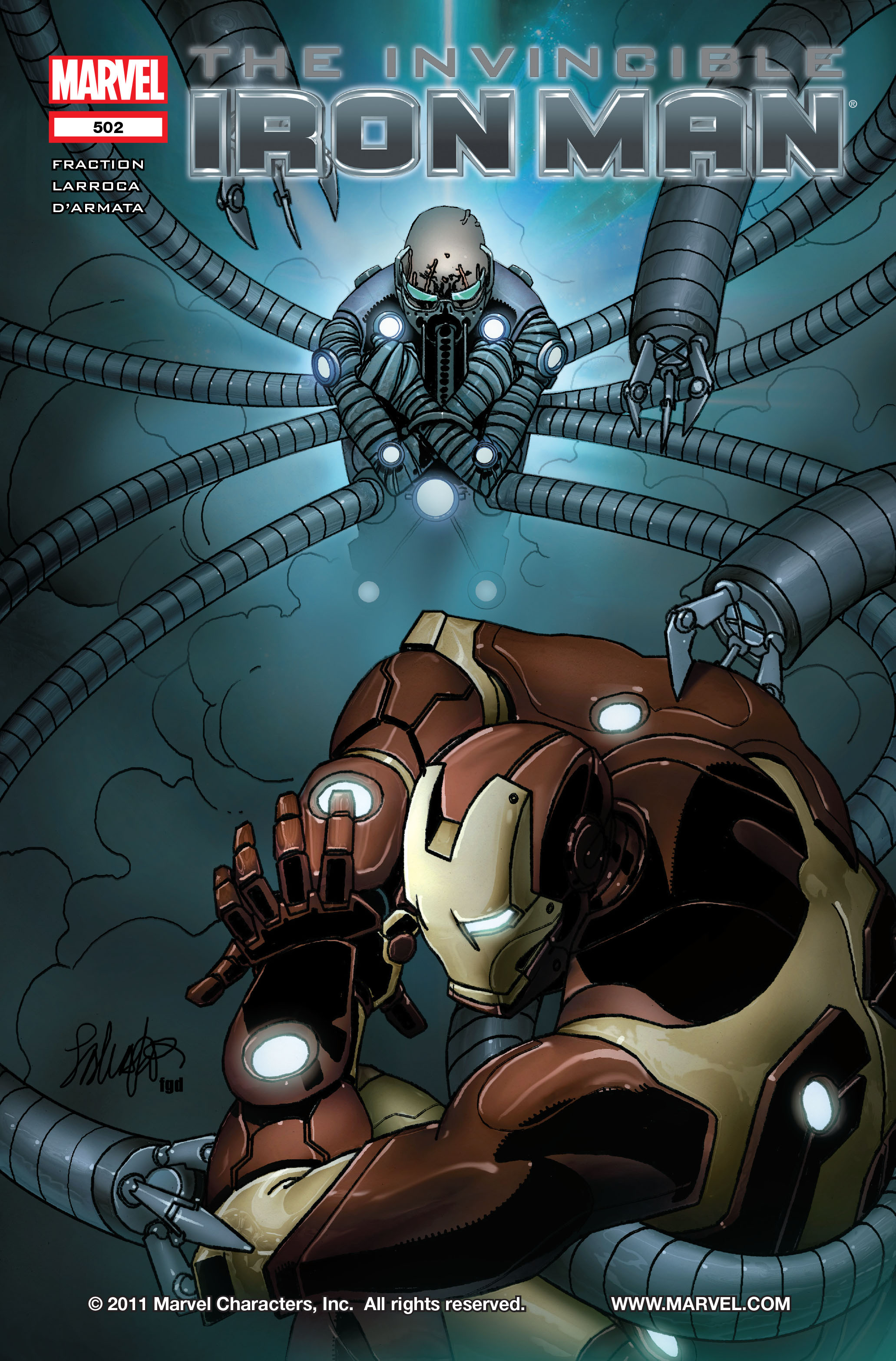 Read online Invincible Iron Man (2008) comic -  Issue #502 - 1