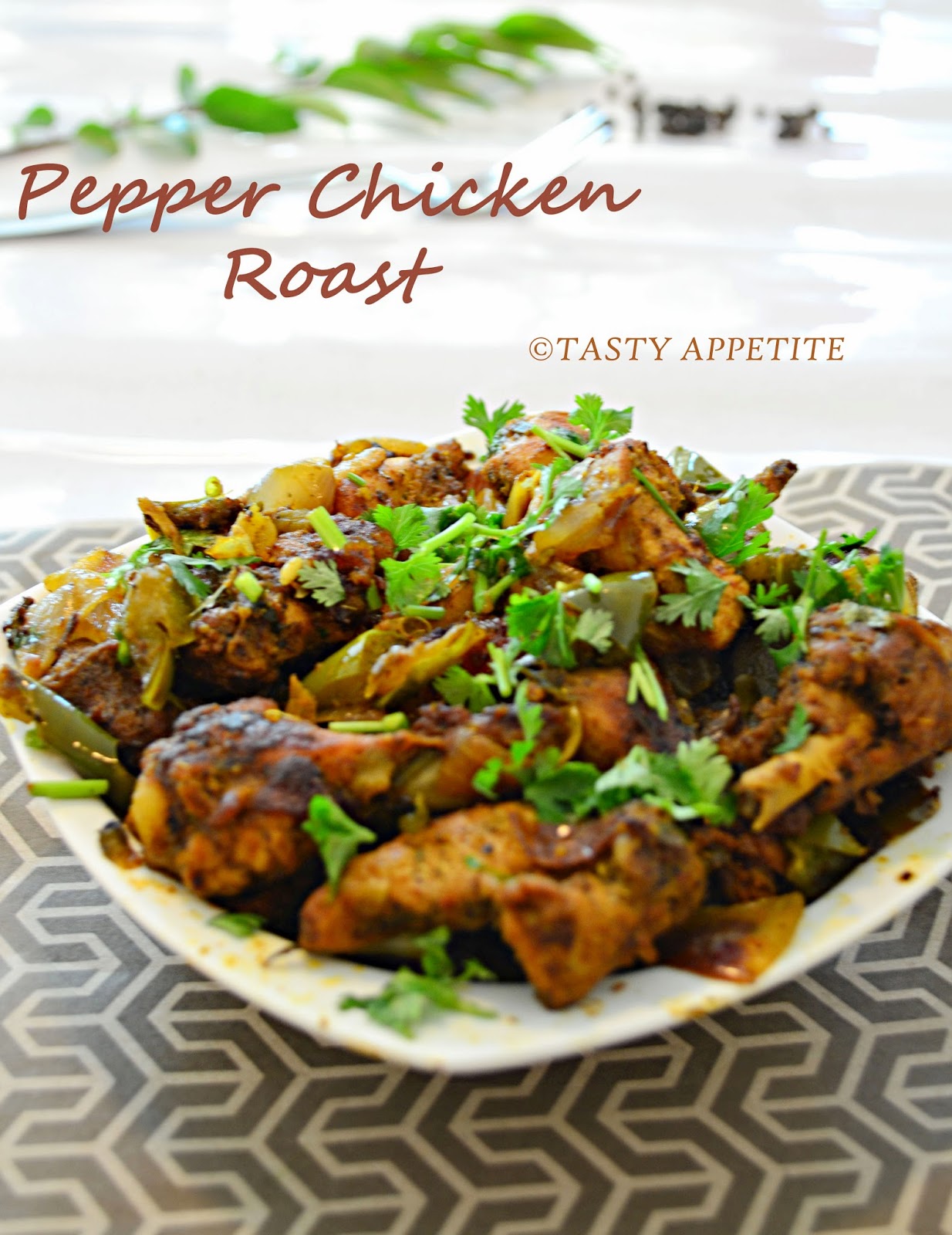 How to make Pepper Chicken Roast / Pepper Chicken / Pepper Chicken Fry