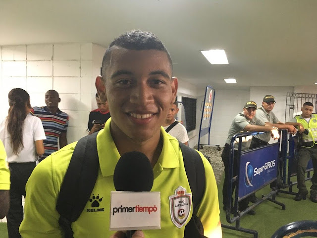 Carlos Mario Pájaro, defensa de Real Cartagena. Foto: PrimerTiempo.co Carlos Mario Pájaro, defensa de Real Cartagena. Foto: PrimerTiempo.co