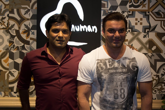 Mr.Manish Mandhana with Sohail Khan at the opening of Being Human Store in Navi Mumbai Mr.Manish Mandhana with Sohail Khan at the opening of Being Human Store in Navi Mumbai