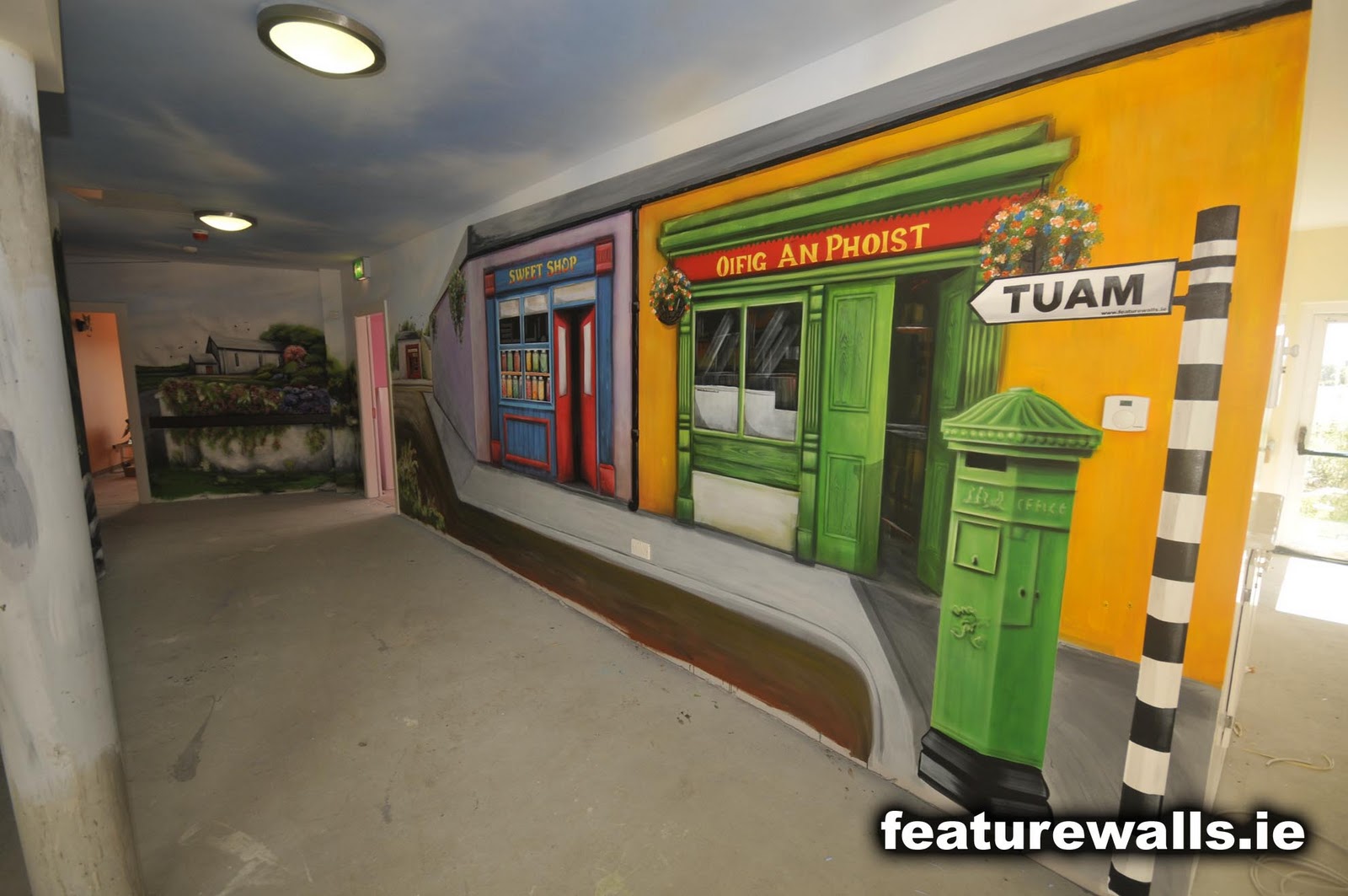 Mural Painting Professionals featurewalls.ie Nursing Home Murals