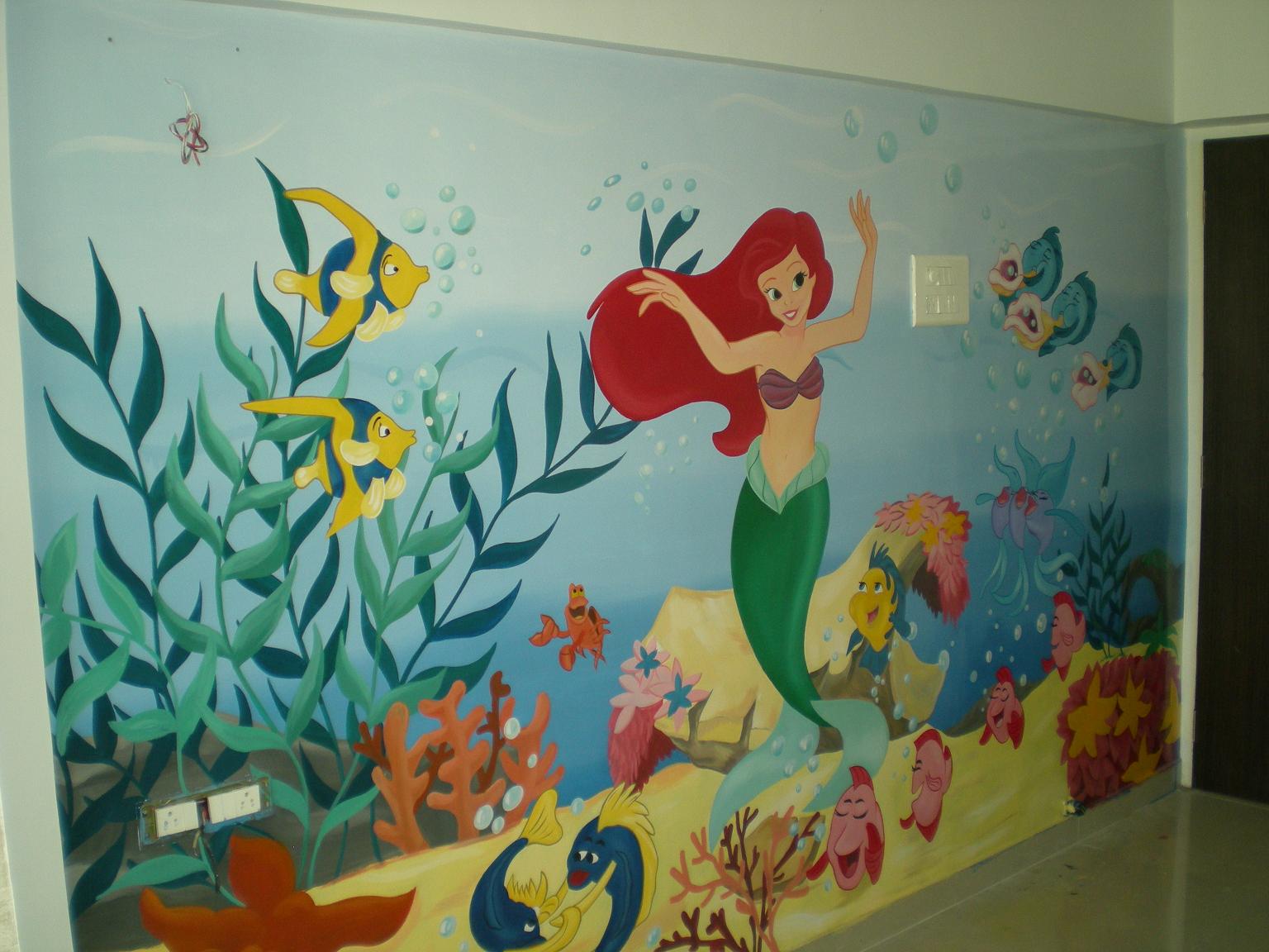 Feel In Art: PLAY SCHOOL CLASSROOM WALL MURALS BENGLORE / KOLKATA ...