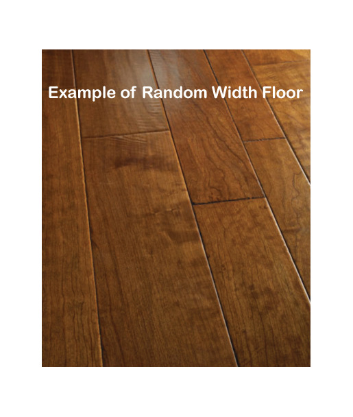 random width hardwood flooring