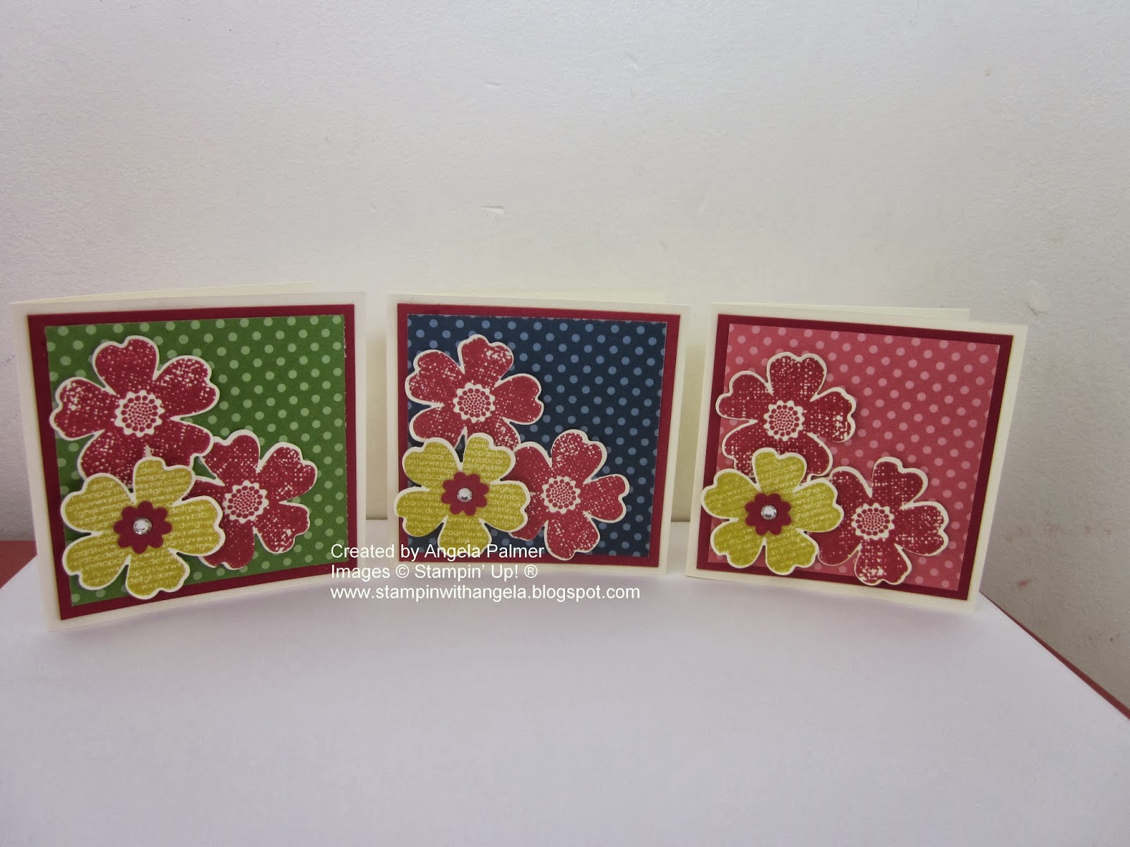 Stampin' with Angela Flower Shop Gift Box with Cards