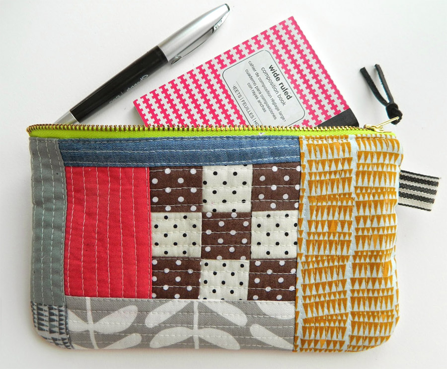 Patchwork Pouch Tutorial