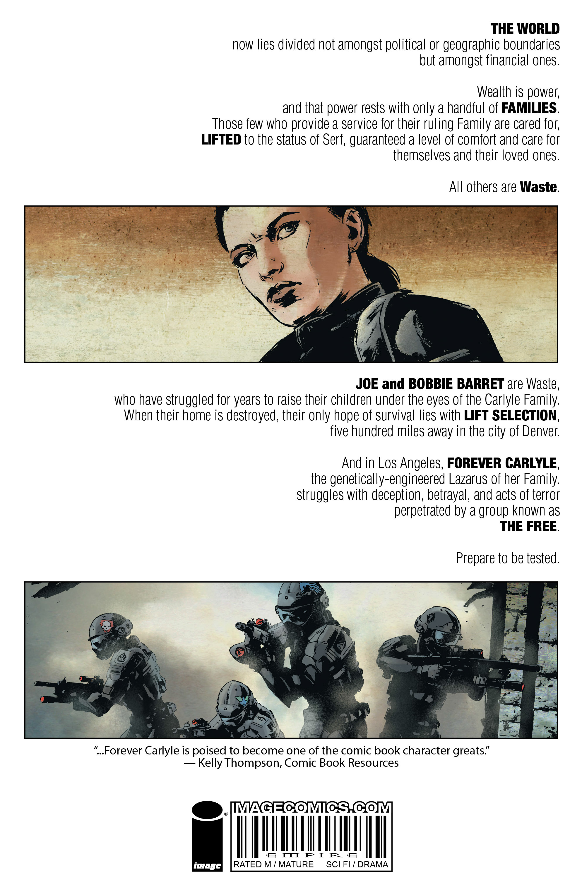 Read online Lazarus (2013) comic -  Issue # _TPB 2 - Lift - 131