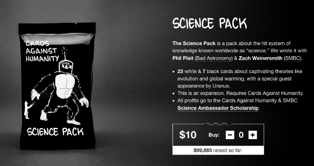 Cards Against Humanity Science Pack Picture 1