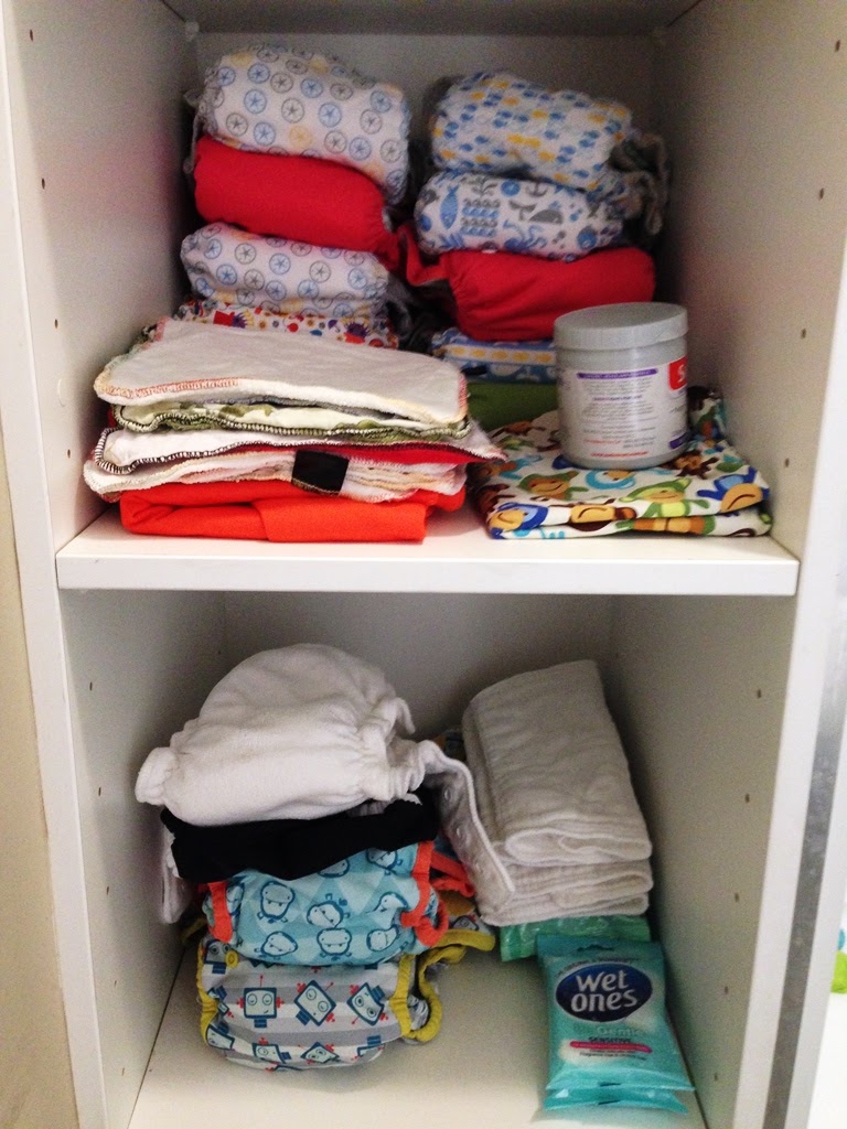 Mrs Cake: Cloth nappies: how we rock our nappy laundry