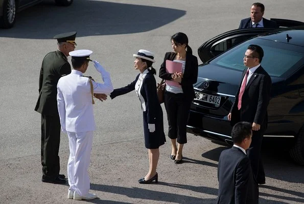 President Recep Tayyip Erdoğan hosted Princess Akiko. Prince Mikasa Foundation at Sakıp Sabancı Museum