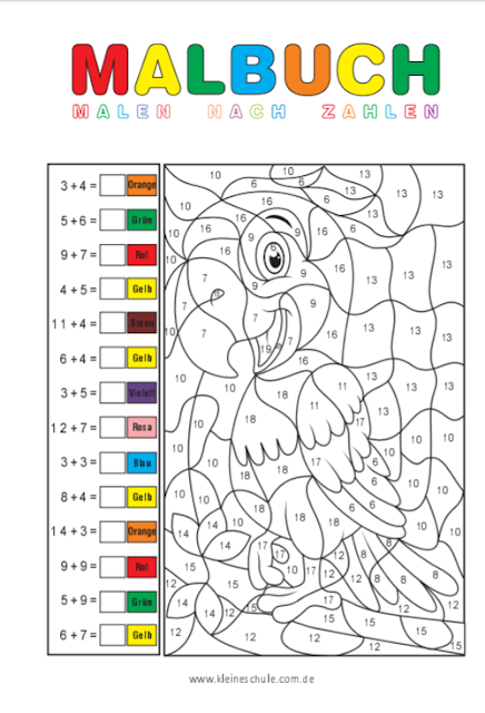 Matheaufgaben für 1. Klasse Grundschule - Zahlenraum bis 20 - Tipss und