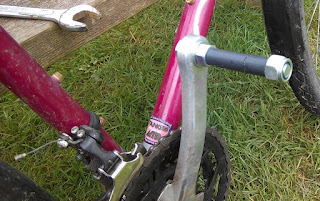 Improvised bike pedal