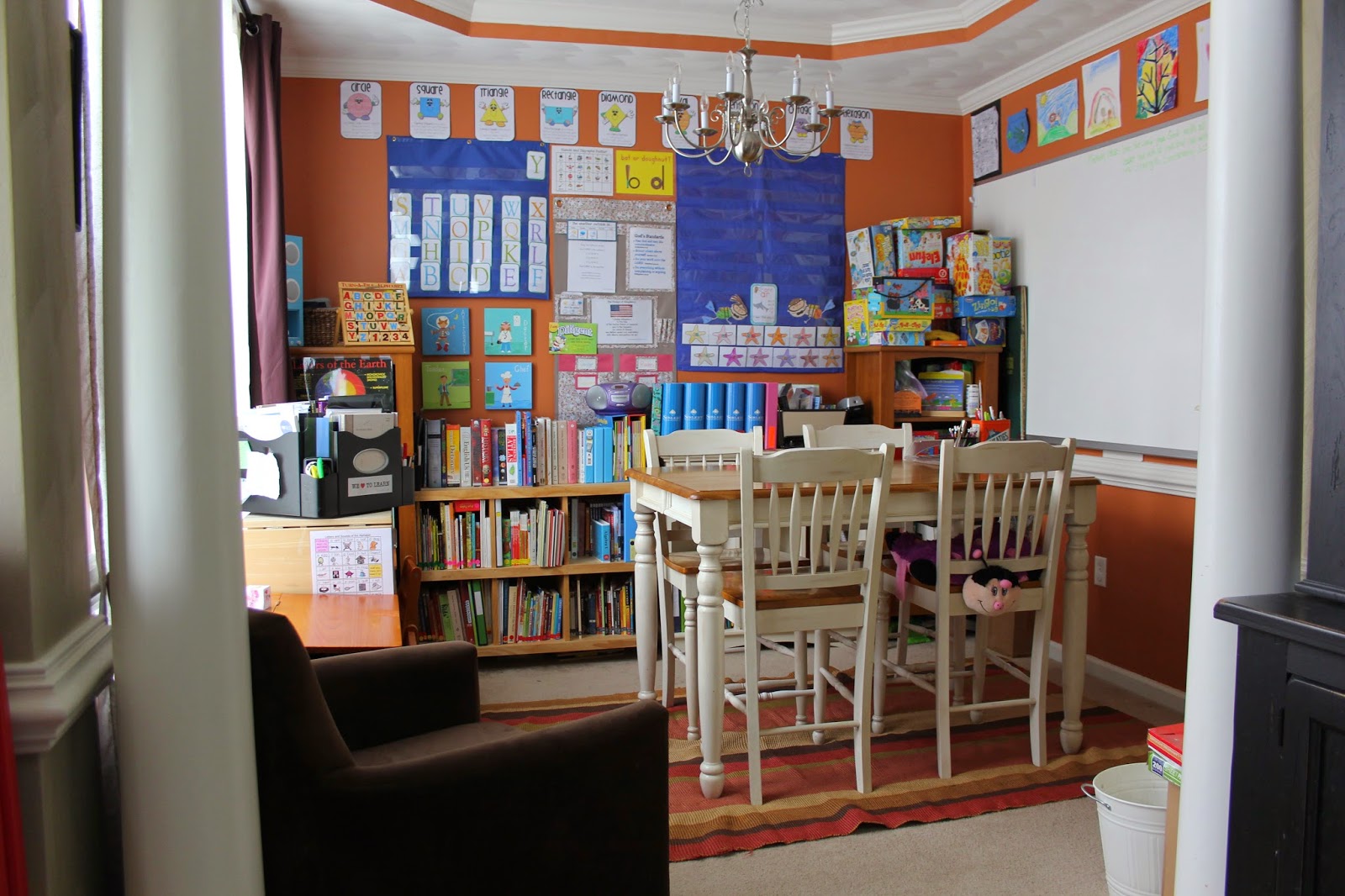 A Stable Beginning: Not Back To School ~ Our School room