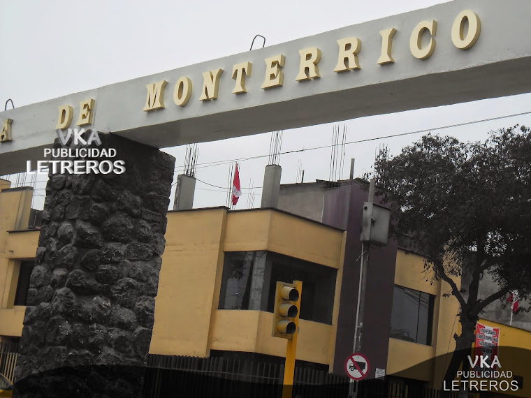 MONTERRICO LETRAS EN ALUMINIO ANODIZADO